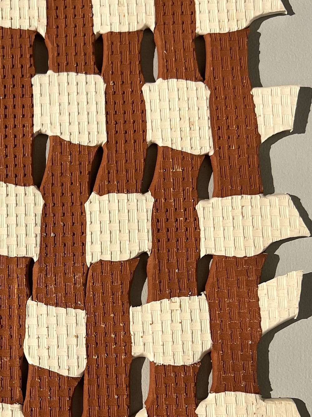 Seamless In Terracotta - Ceramic Wall Art