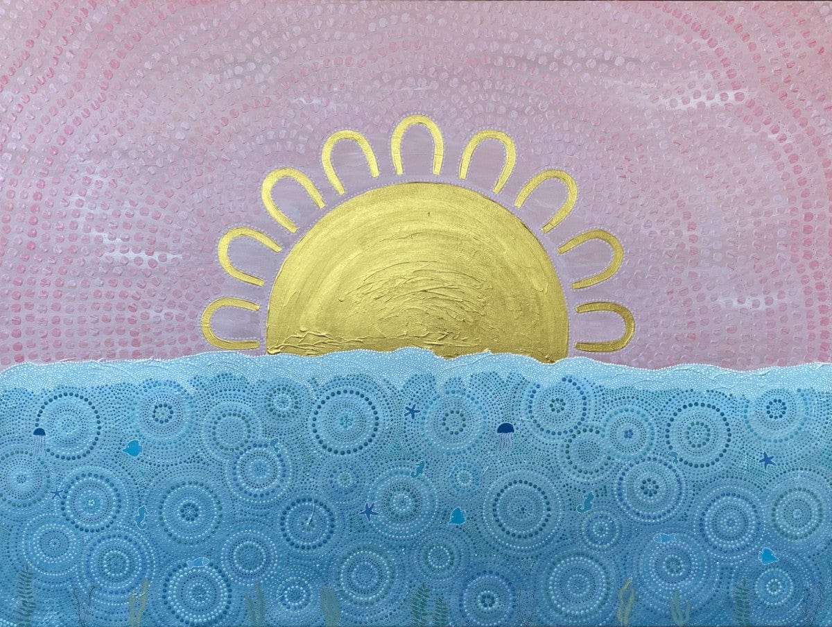 Ocean Meets The Sky - Original Art