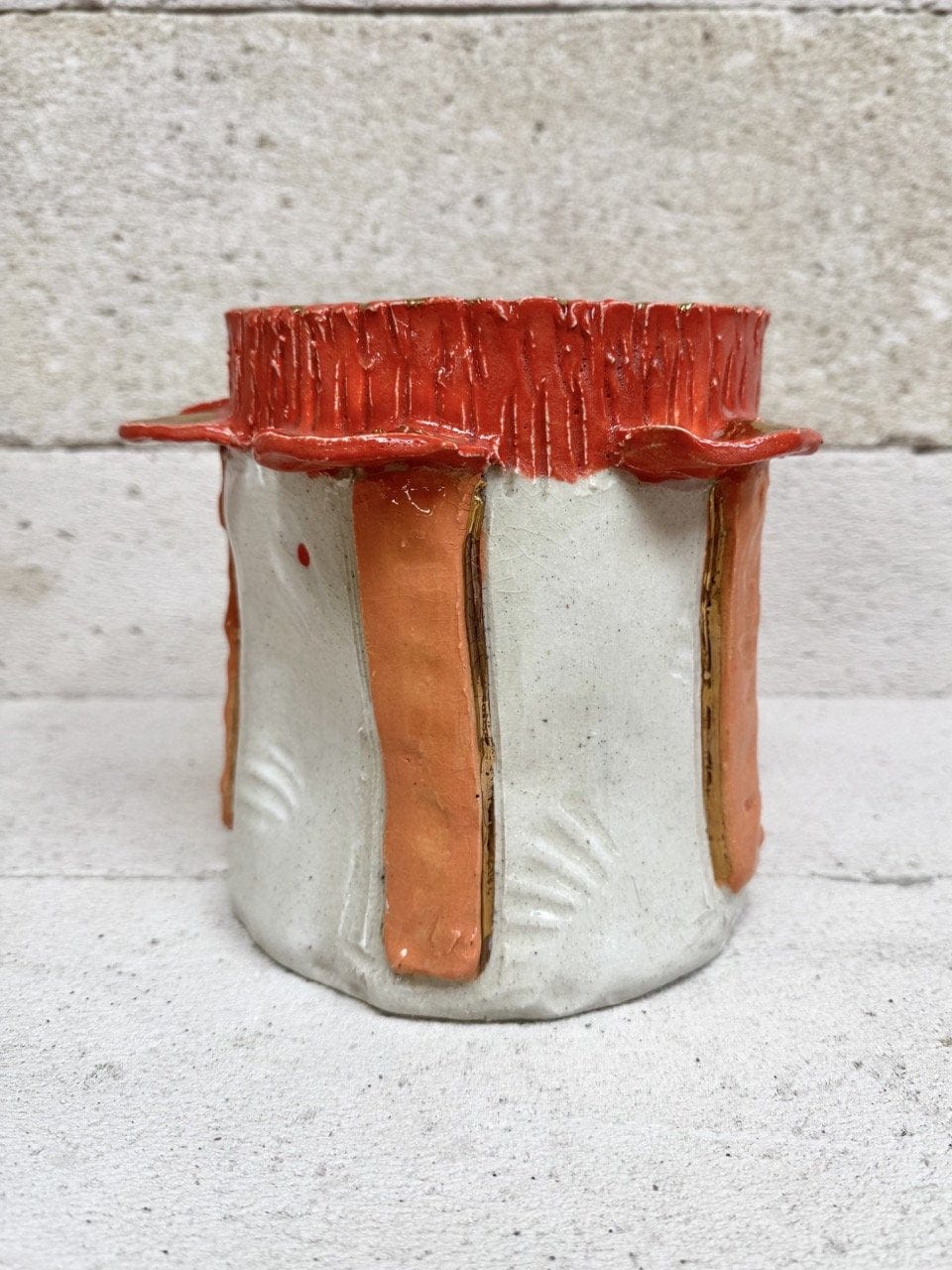 Deluxe Ice / Flower Bucket - 'Vermillion Coral'