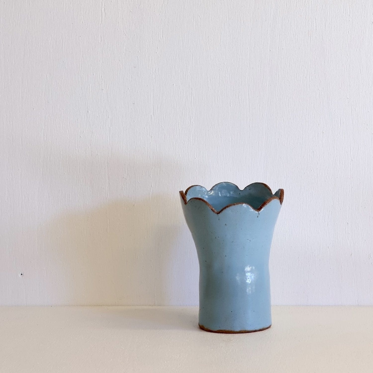 Blue Flower Ceramic Vase