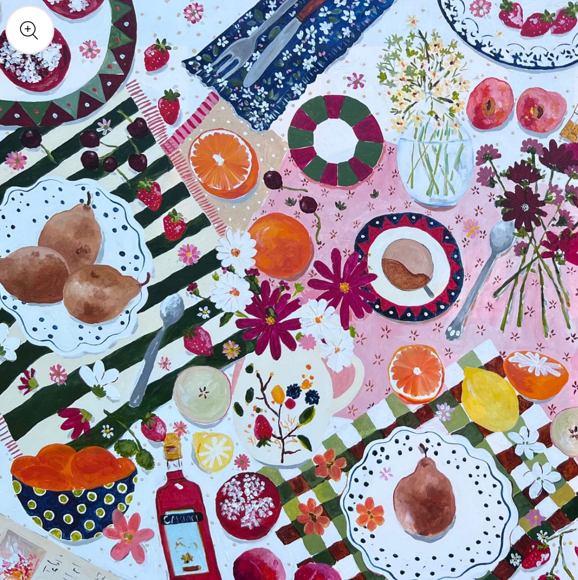 Pamela's Table # 1 - Print