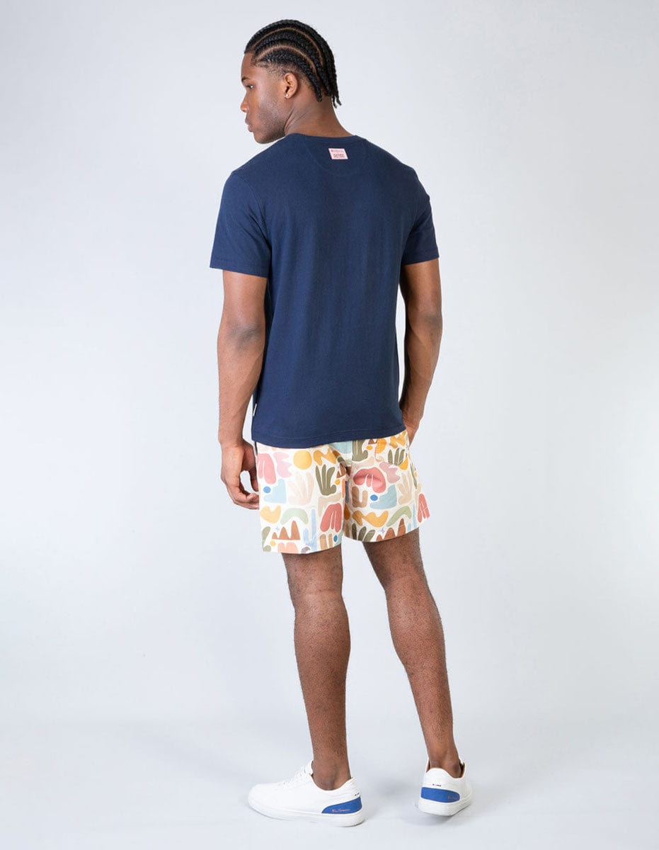 Hello Palm Springs Oversize Tee - Dark Navy