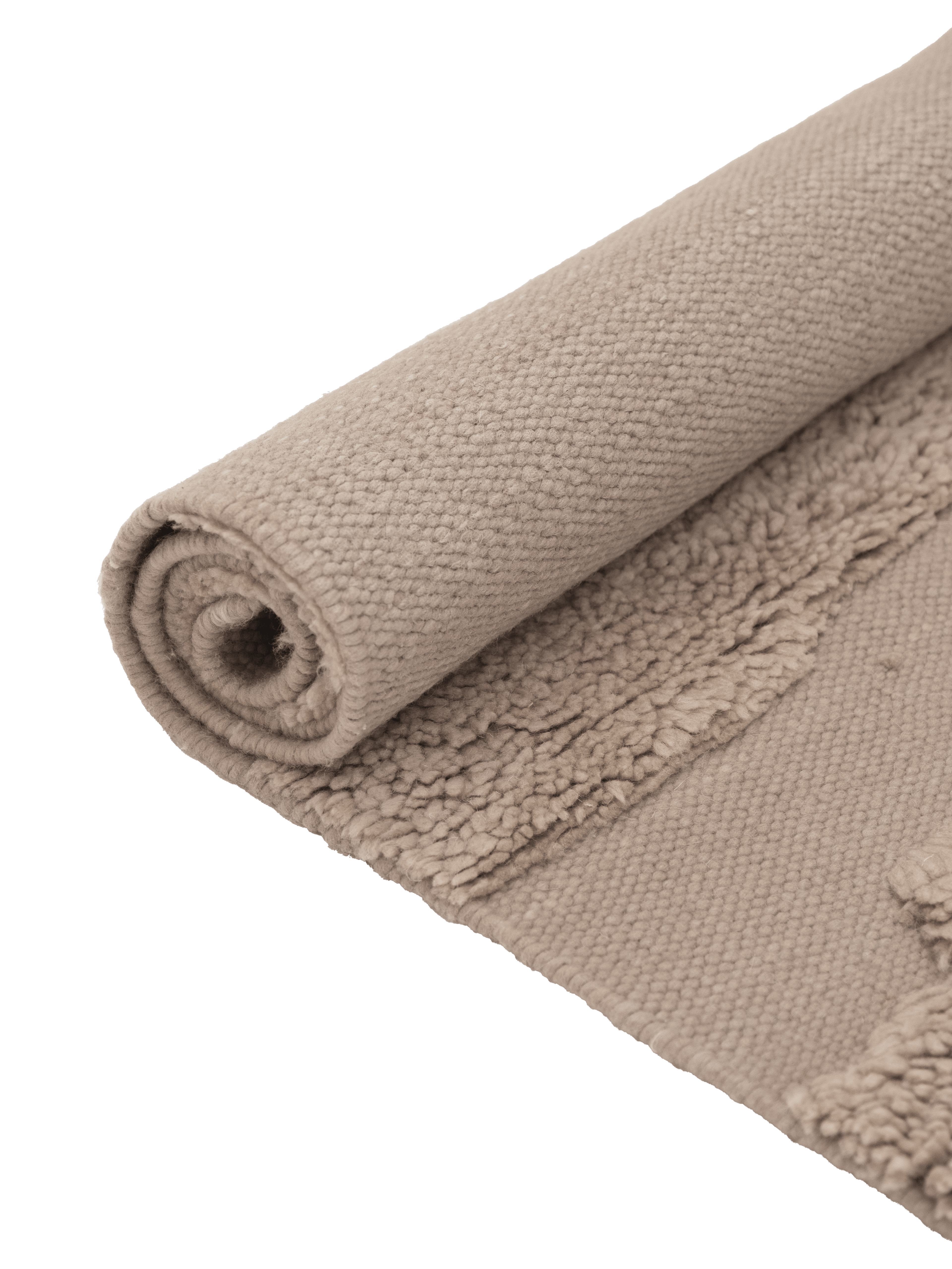 Cradle Neutral Washable Wool Fine Cut Pile Rug