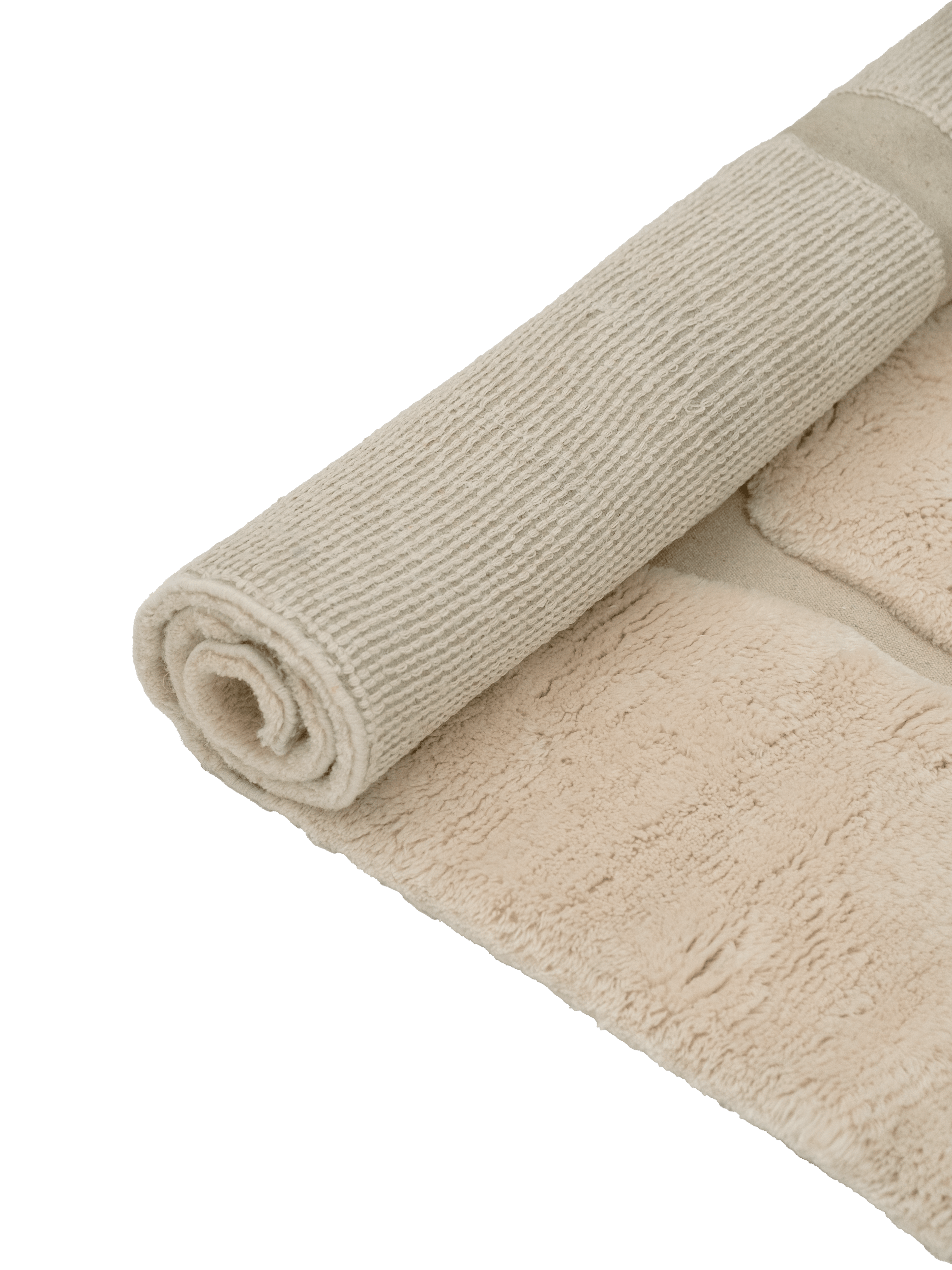 Ember Neutral Washable Wool Fine Cut Pile Rug