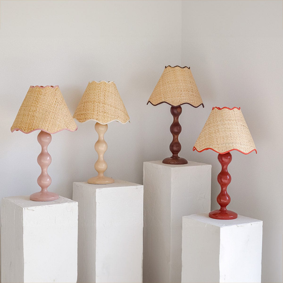 Evie Table Lamp - Blush