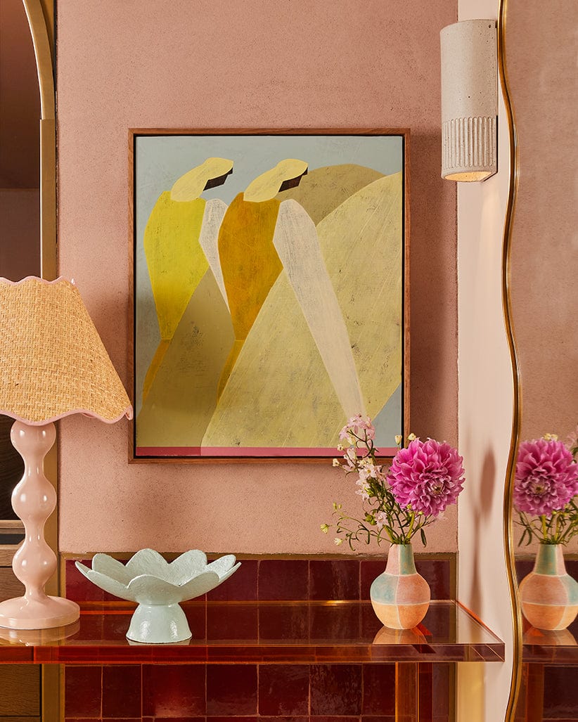 Evie Table Lamp - Blush