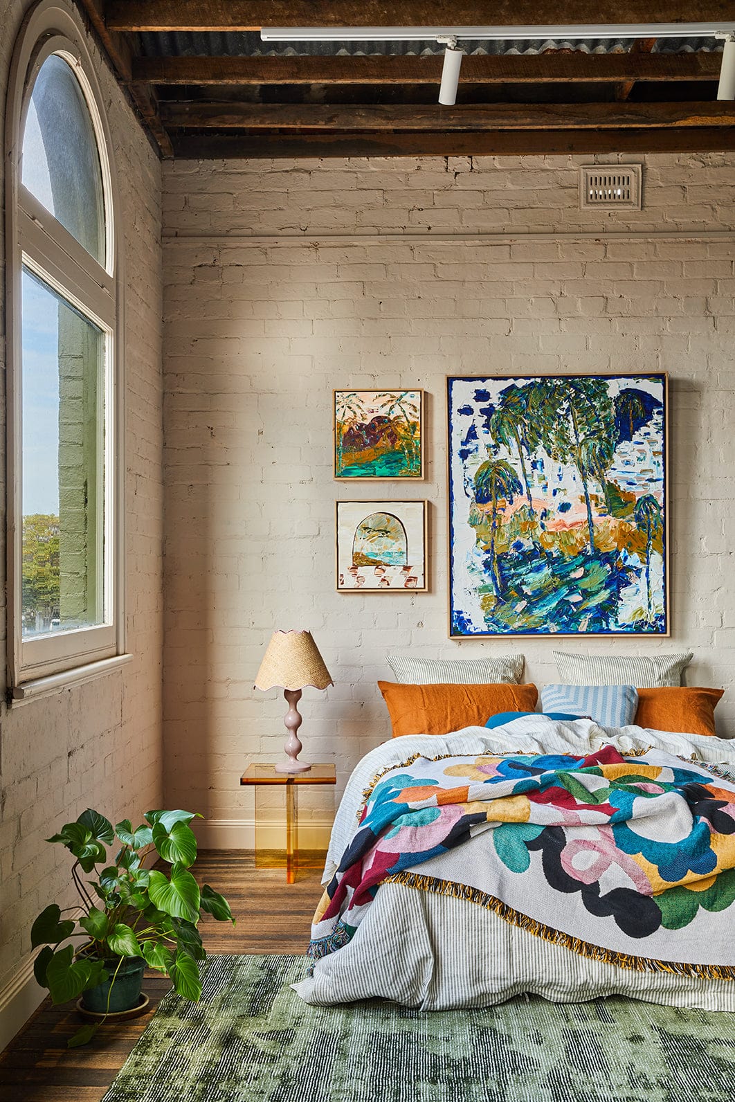 Evie Table Lamp - Blush