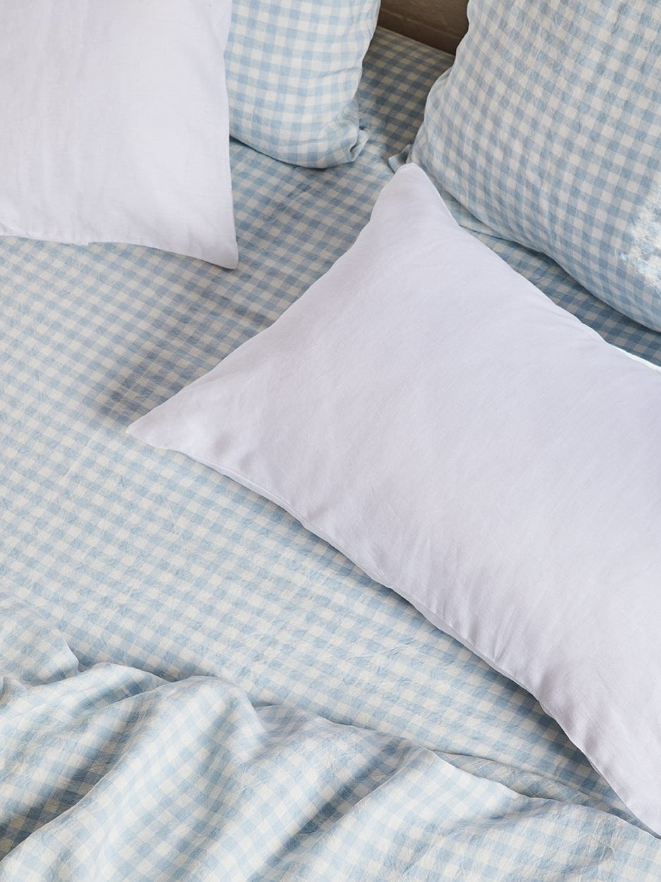 White – Linen Pillowcase Set