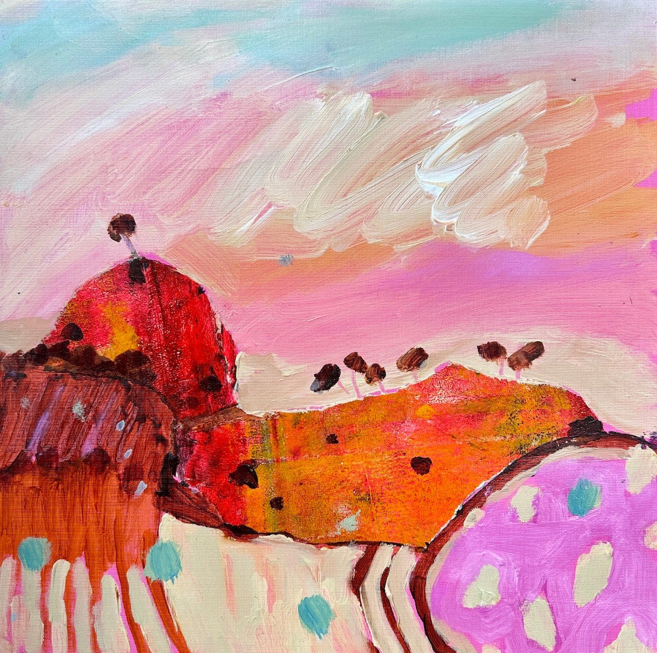 Pink Hills 2 - Original Art