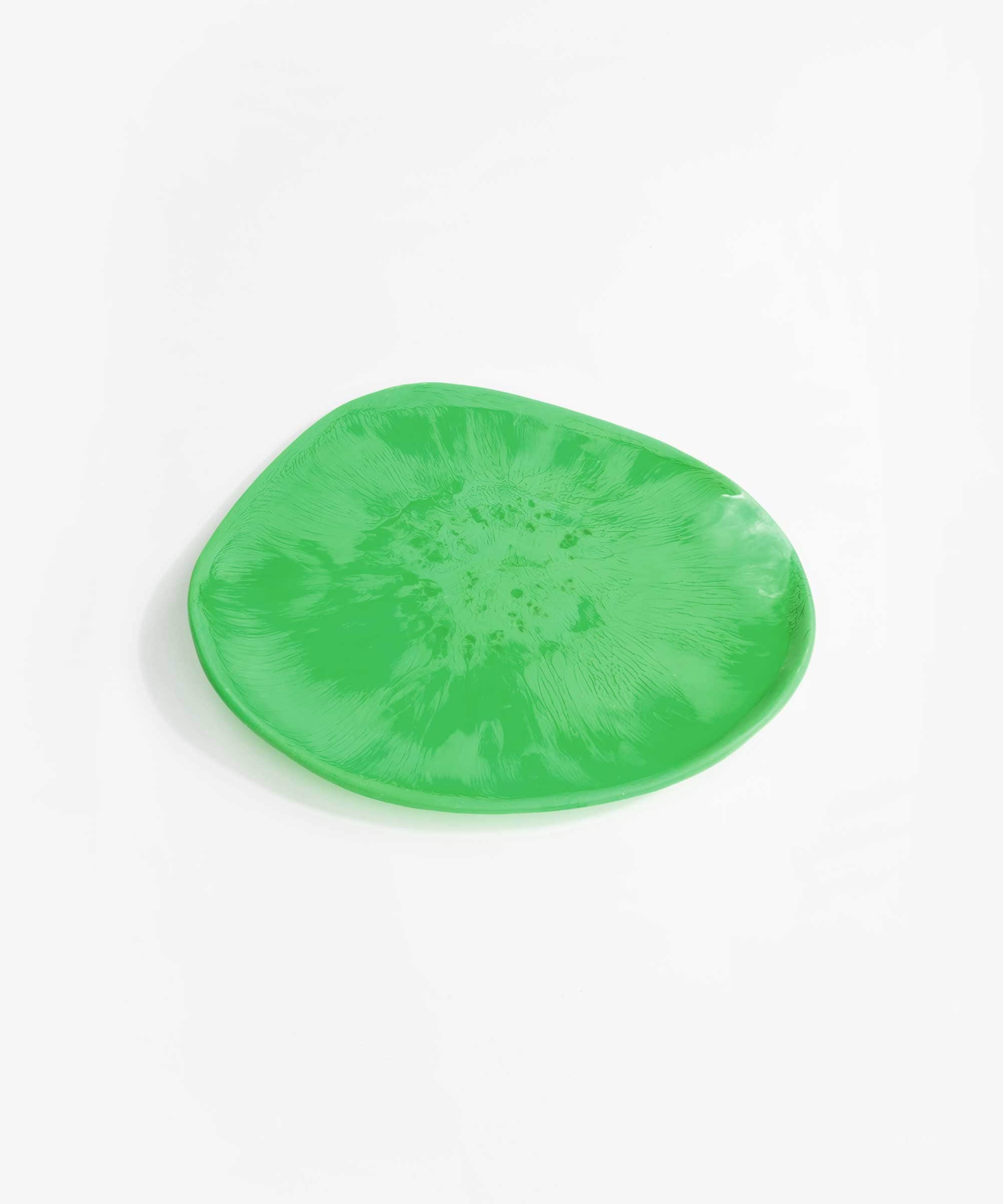Resin Pebble Plate - Leaf