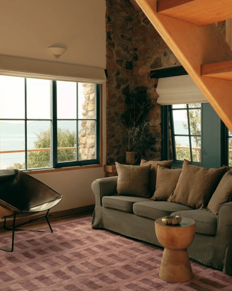 Tasman Brown Washable Wool Fine Cut Pile Rug