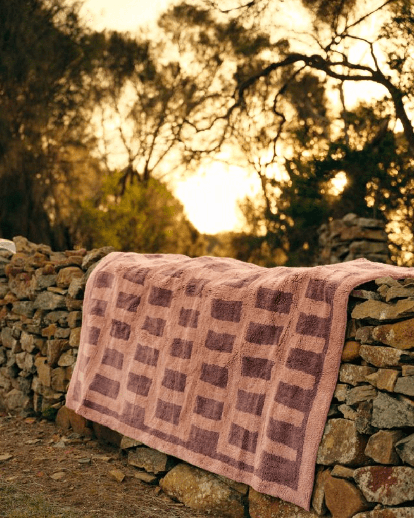 Tasman Brown Washable Wool Fine Cut Pile Rug