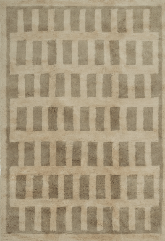 Tasman Neutral Washable Wool Fine Cut Pile Rug