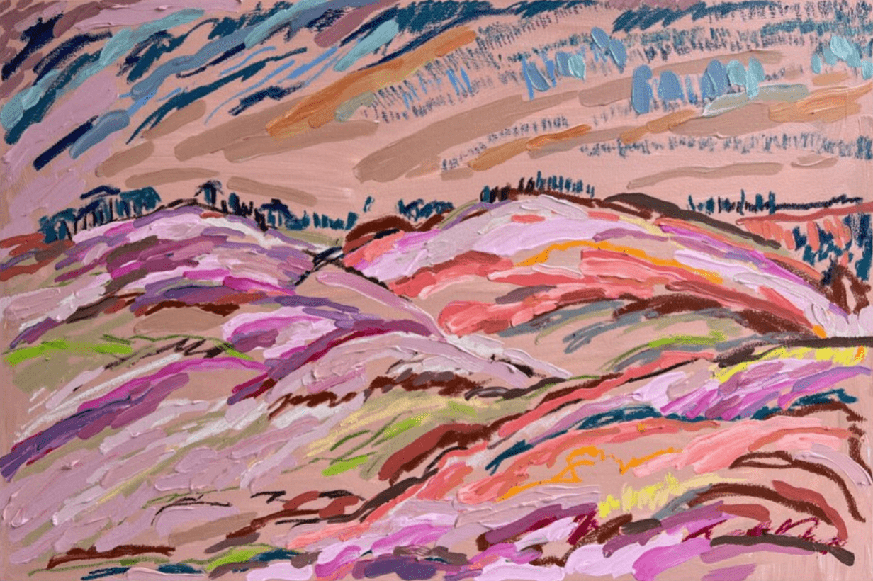 Over The Hills & Far Away - Original Art