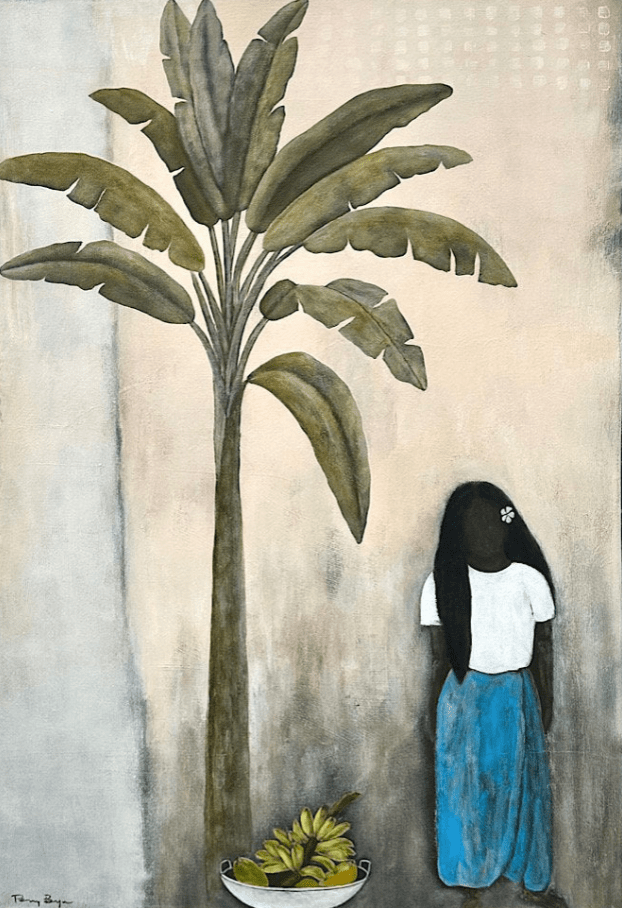 The Girl In The Blue Skirt - Original Artwork