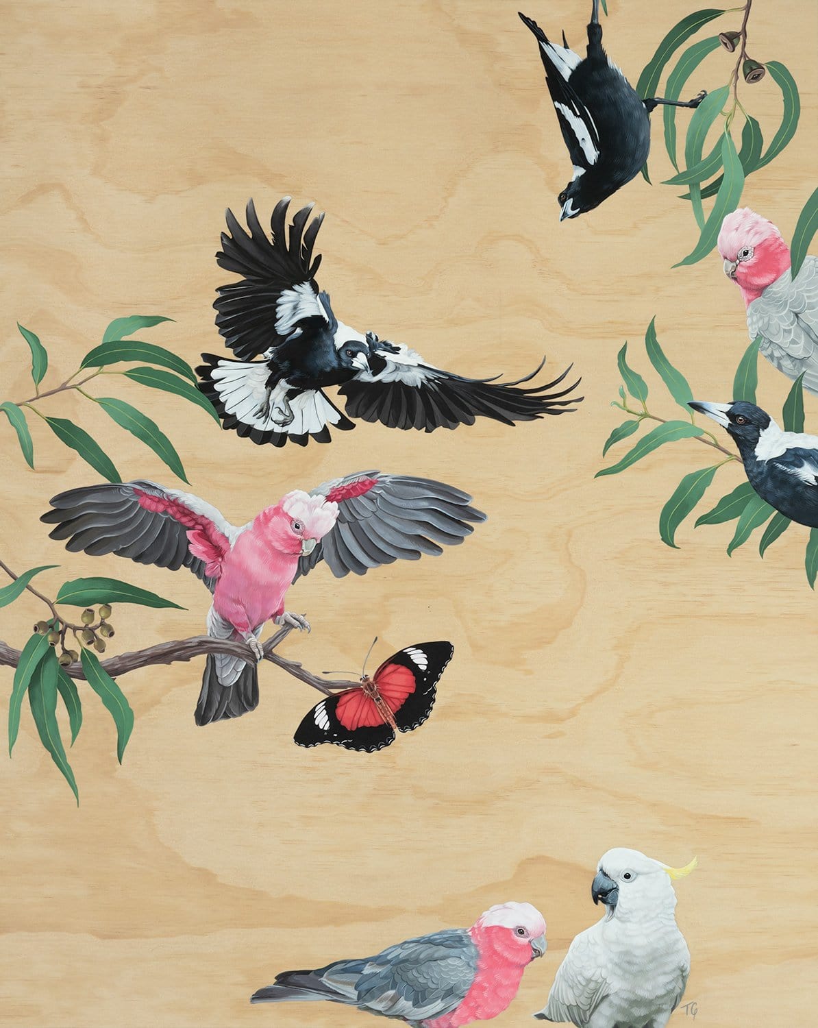 A Little Birdie Told Me That You're Into Birds - Original Art