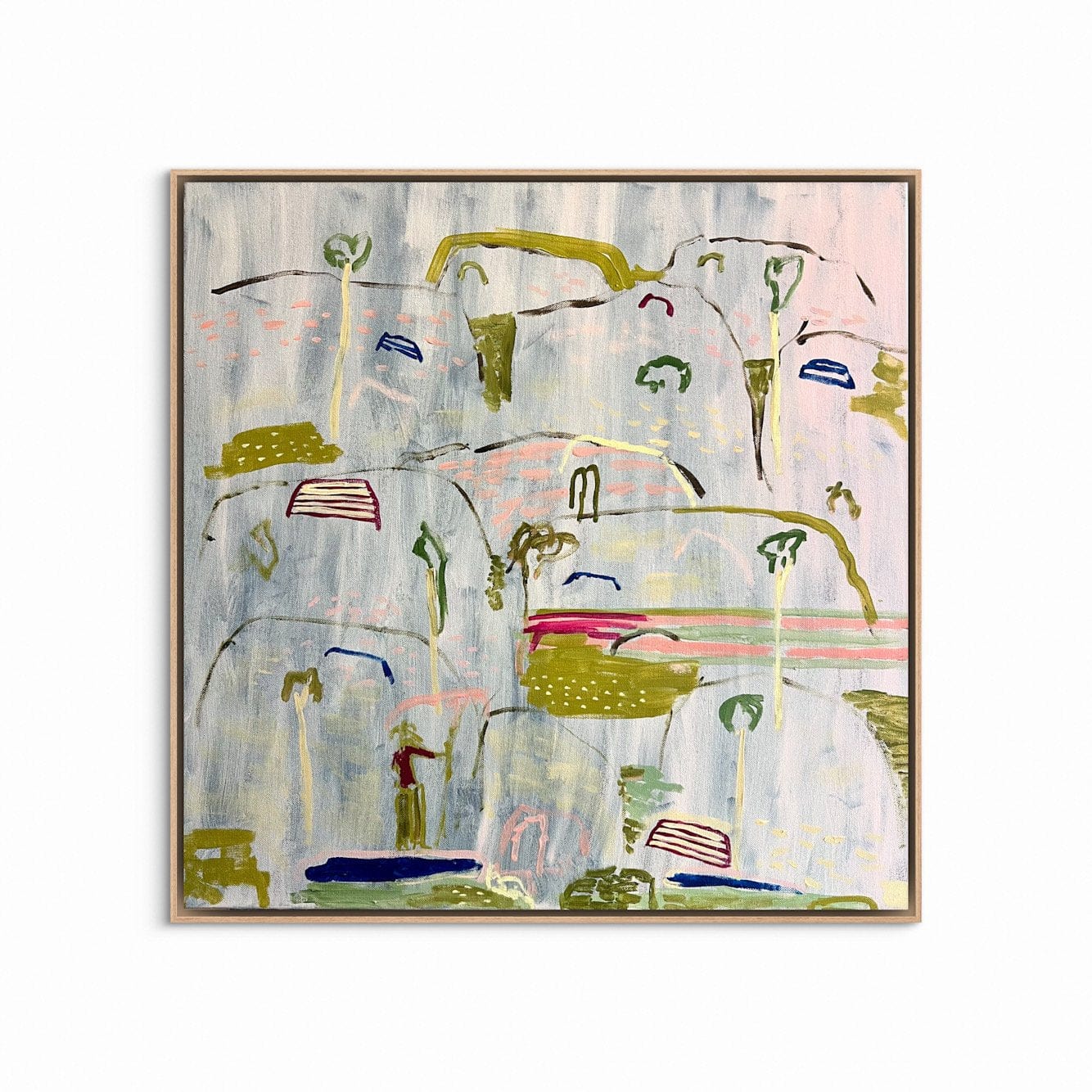 The Running Track At The Springs - Original Art