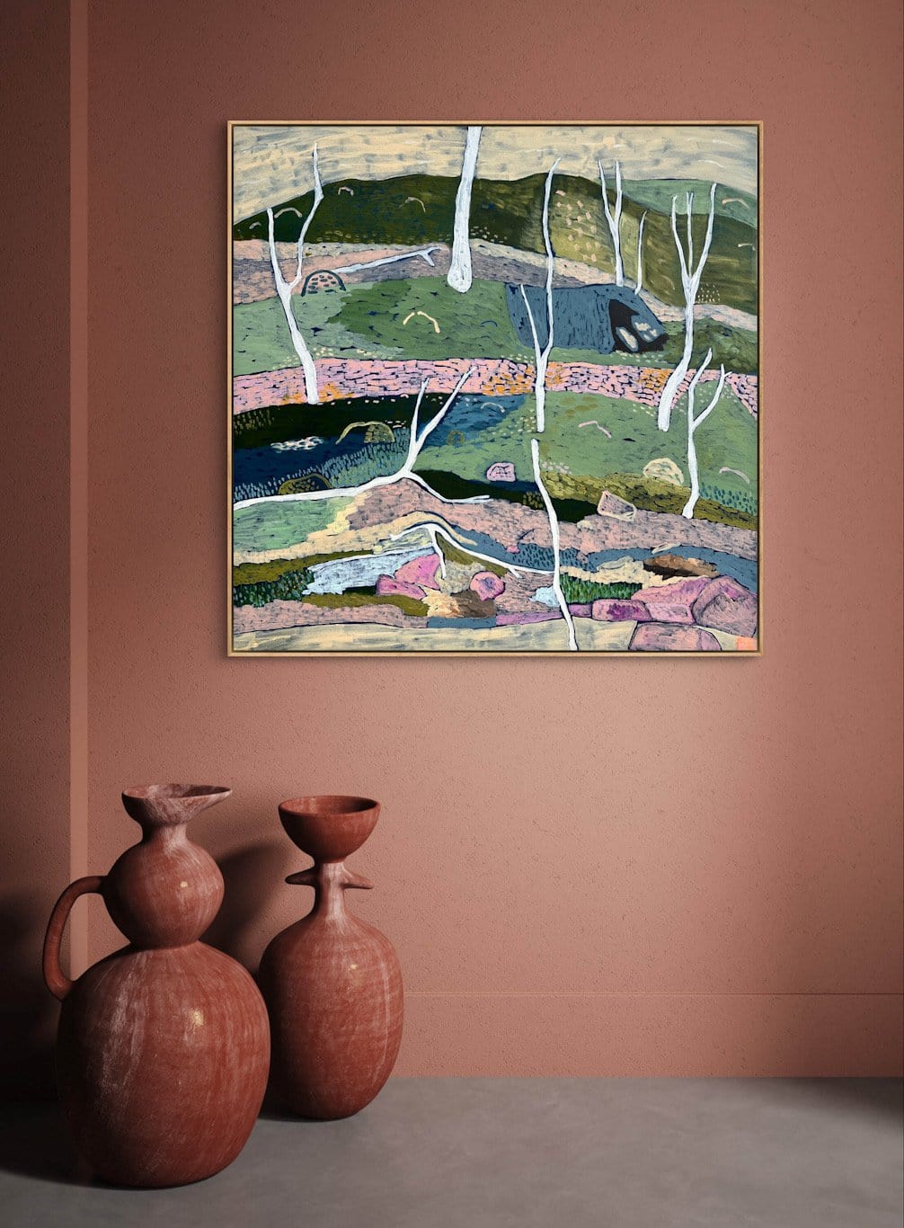 Lettuce Sandwiches At Vaughan Springs  - Original Art