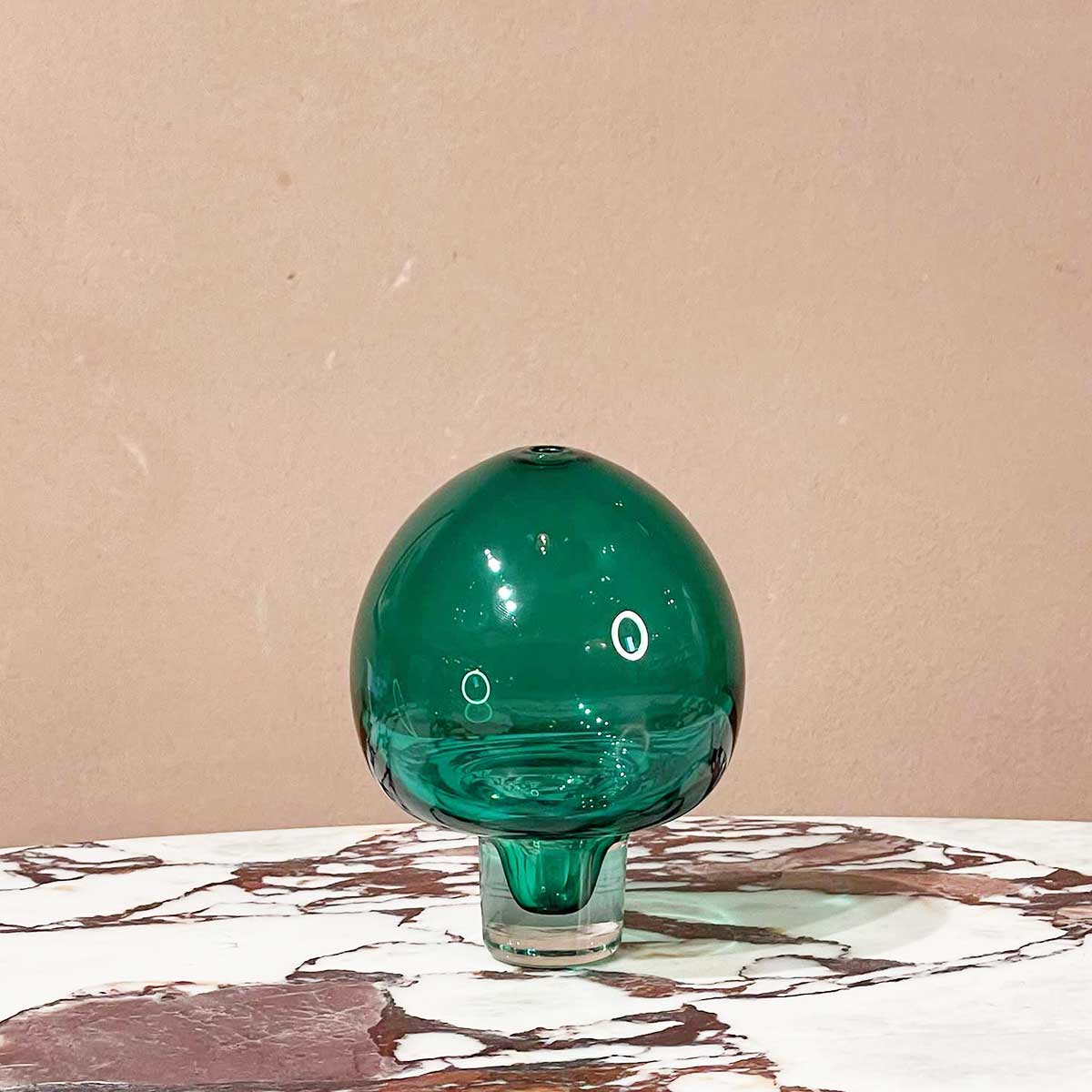 Yumemiru Glass Vessel Medium - Green