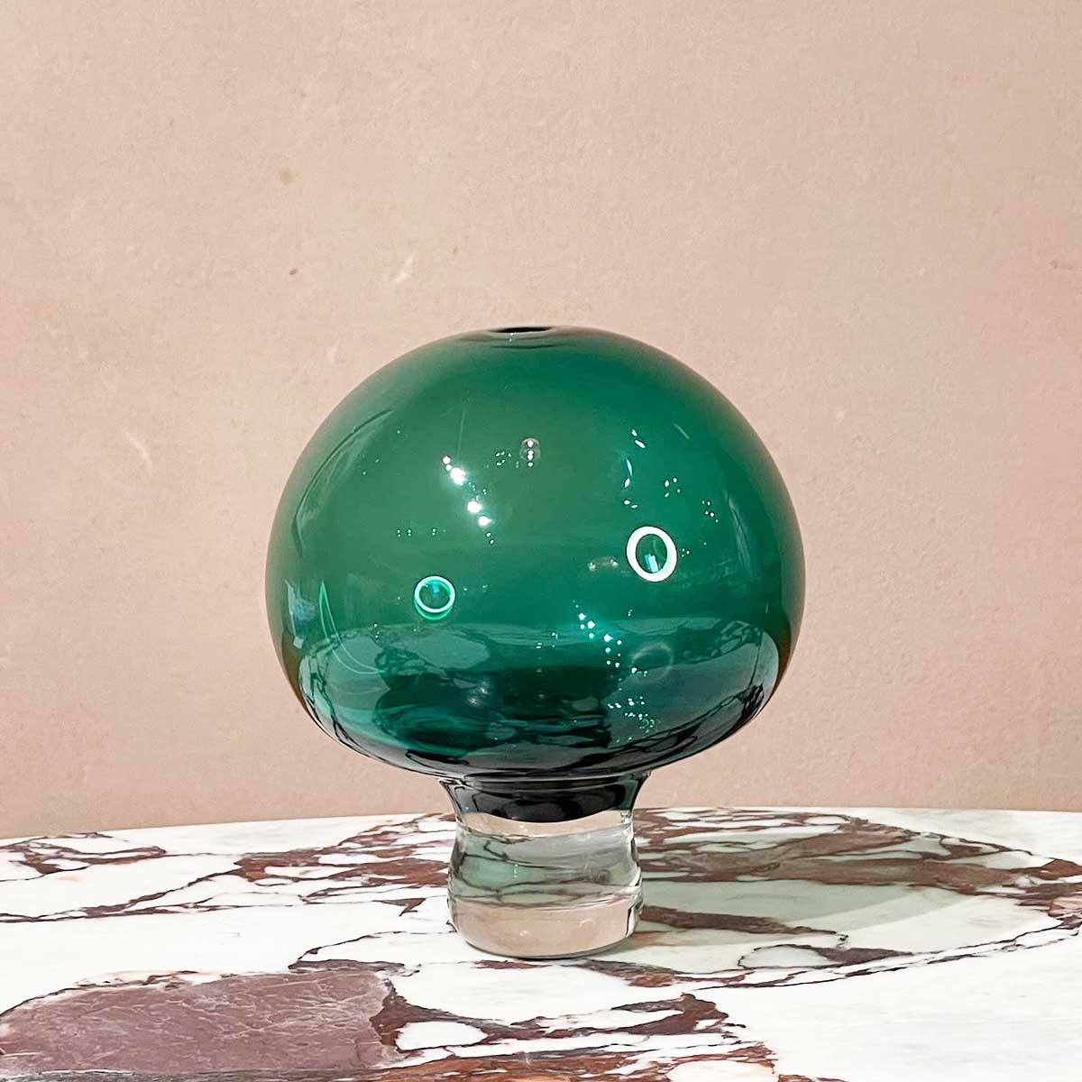 Yumemiru Glass Vessel Large - Green
