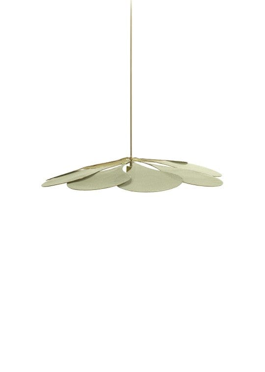 Georges French Petal Pendant Light - Brass