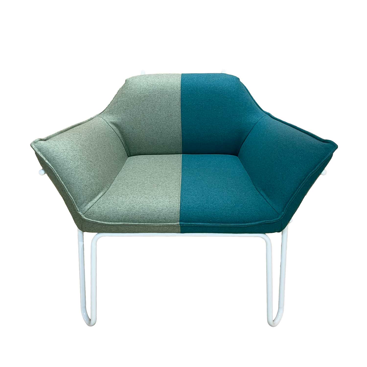 Sister Lounge Armchair - Sage & Teal Green