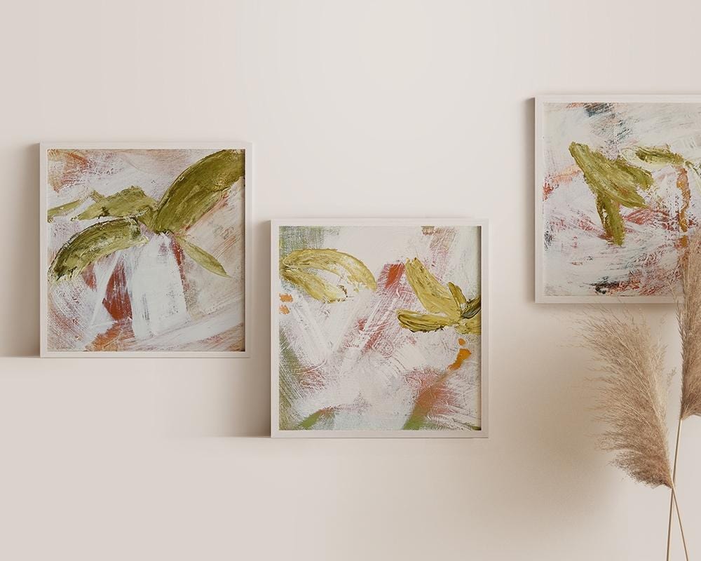 Red Palm III - Original Painting