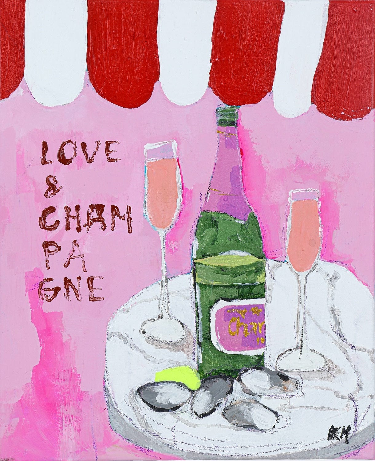 Love & Champagne - Limited Edition Print