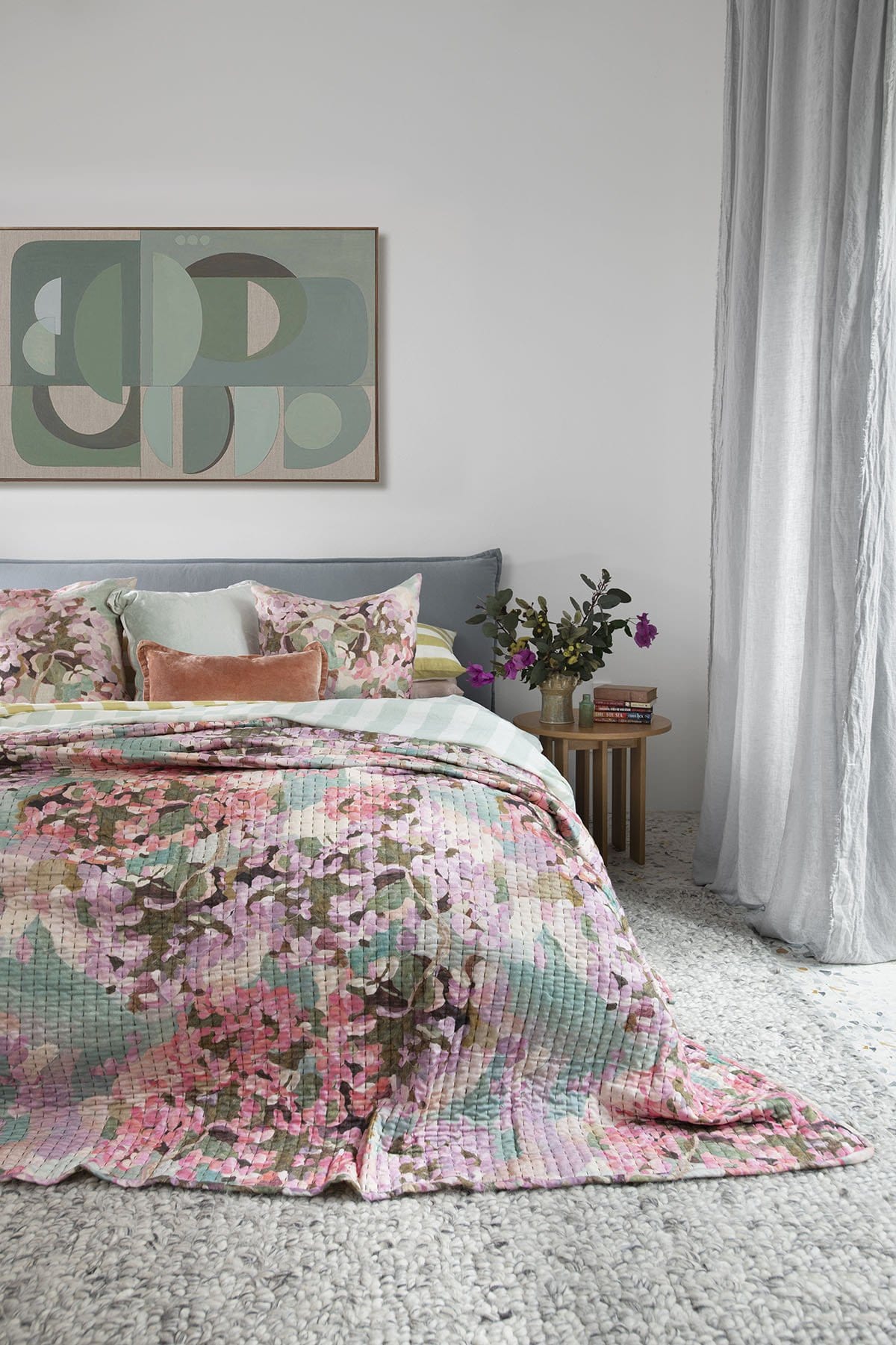 Tickled Pink - Art Bedcover