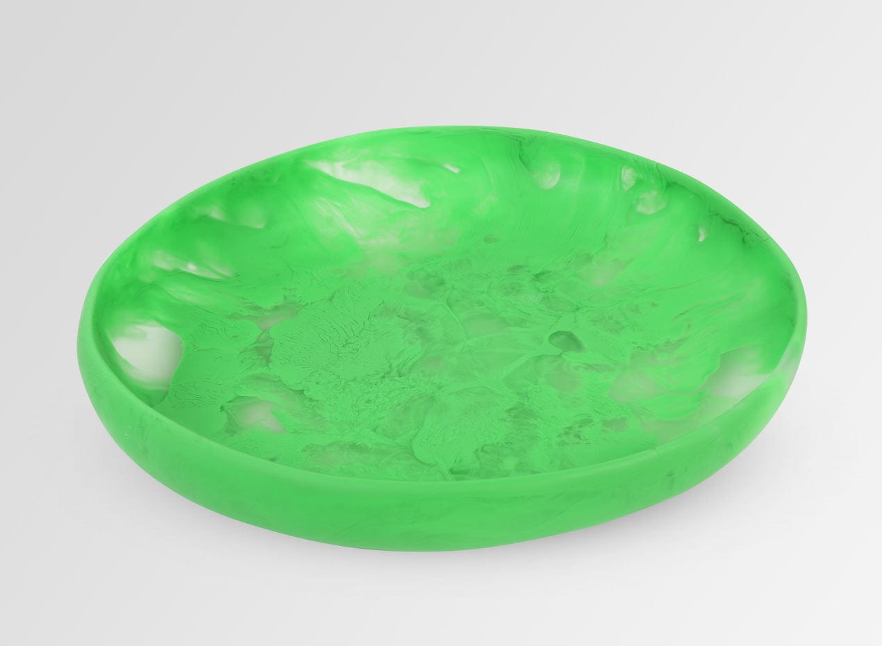 Large Resin Earth Bowl - Apple