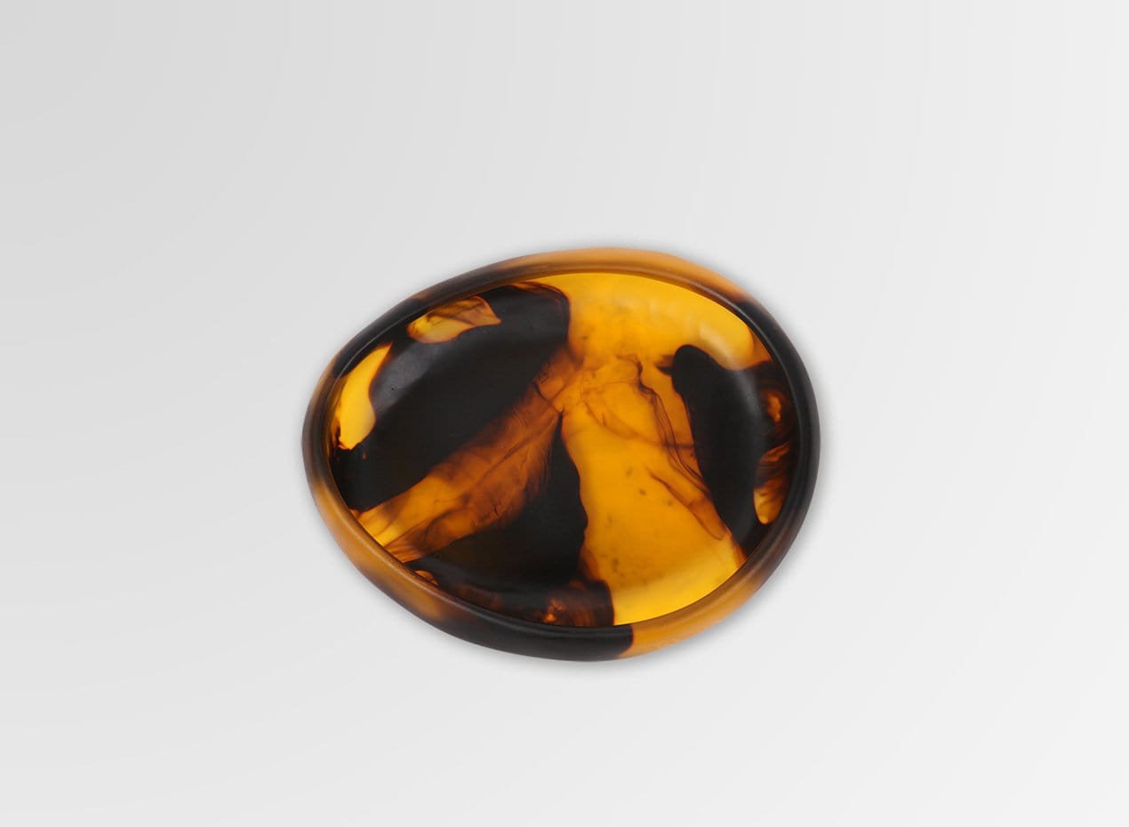 Small Resin Rock Bowl - Tortoise