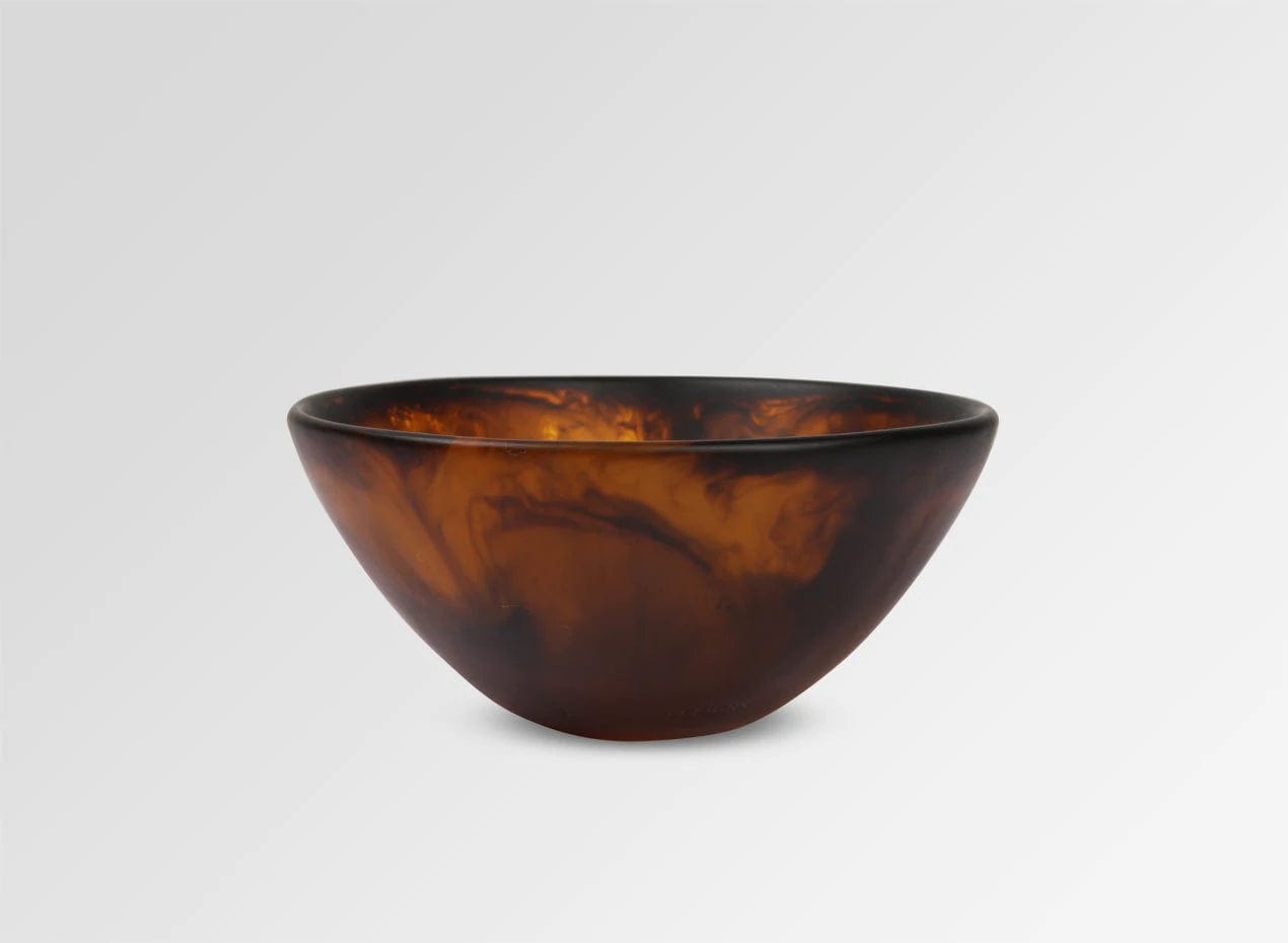 Small Resin Ball Bowl - Tortoiseshell