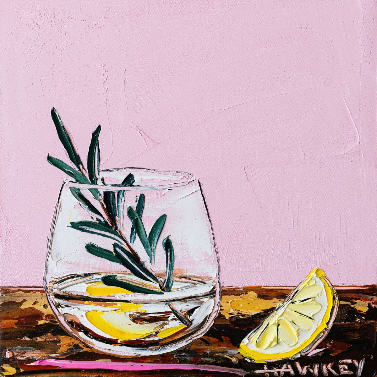 Gin On Pink - Limited Edition Print