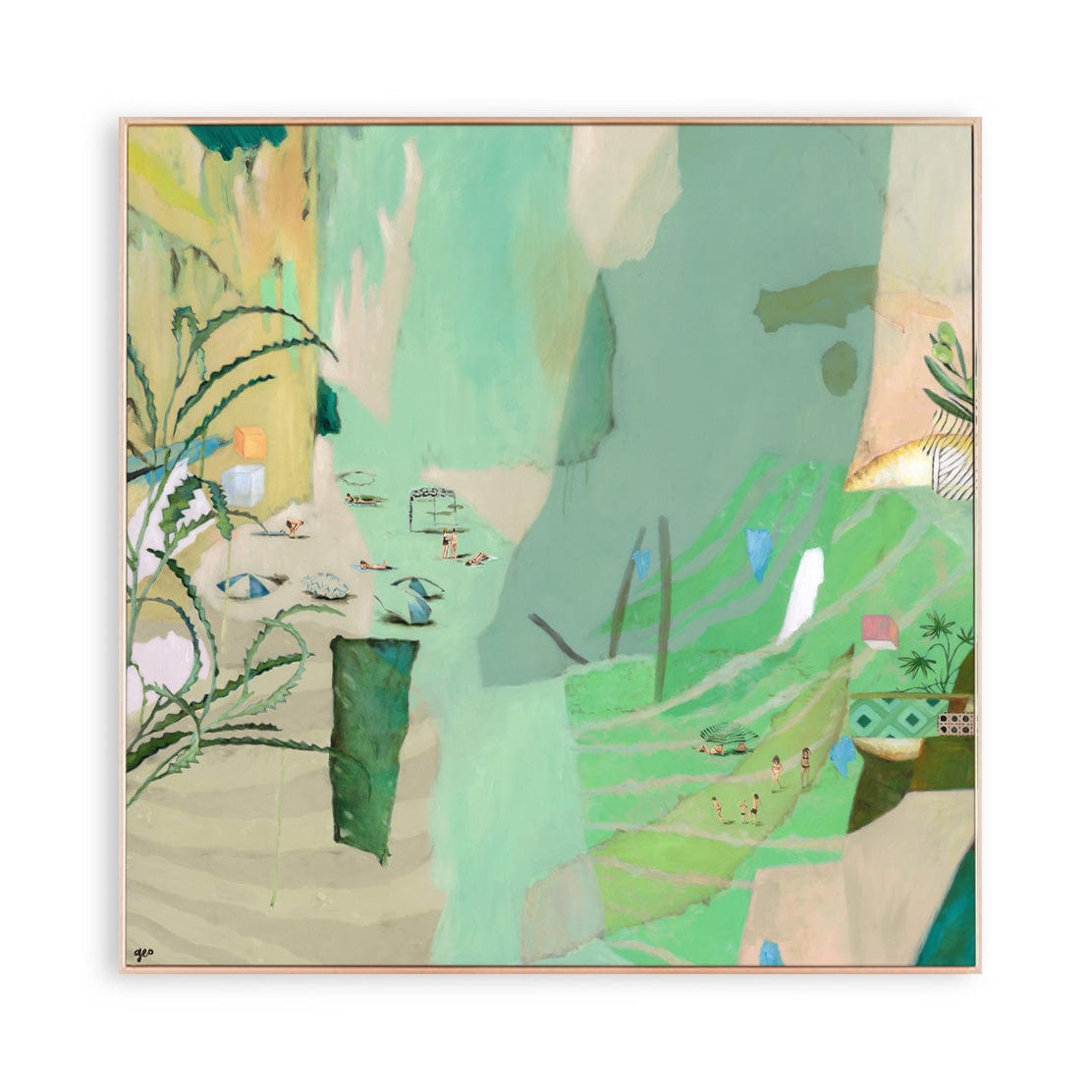 Beachy Green - Limited Edition Print