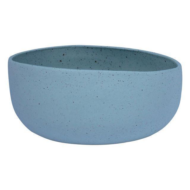 Aqua Boulder Bowl - Large-Ceramics-Kaz Ceramics-Greenhouse Interiors