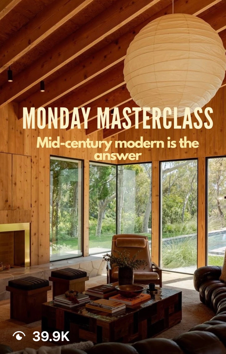 Monday Masterclass - Mid-Century Modern