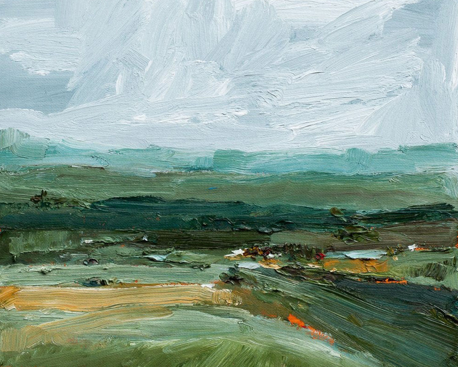 Blues & Greens Artworks with a Bold & Vibrant Feel