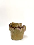 Short Sculptural Vase 'Olive'