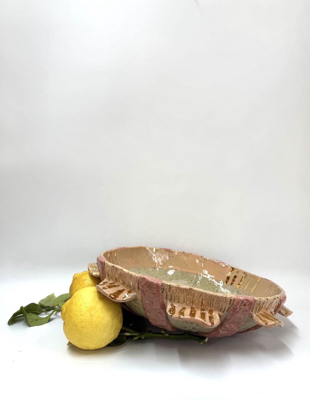 Deluxe Salad Bowl - 'Blush Pink Gold'