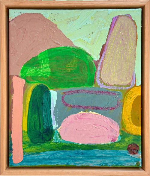 Picnic At The Beach - Original Art-Original Art-Jackie Anderson-Greenhouse Interiors Pty Ltd