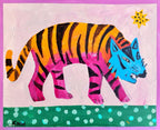 Kitty Cosmic - Original Artwork-Decorative Art-Amber Kingi-Greenhouse Interiors Pty Ltd