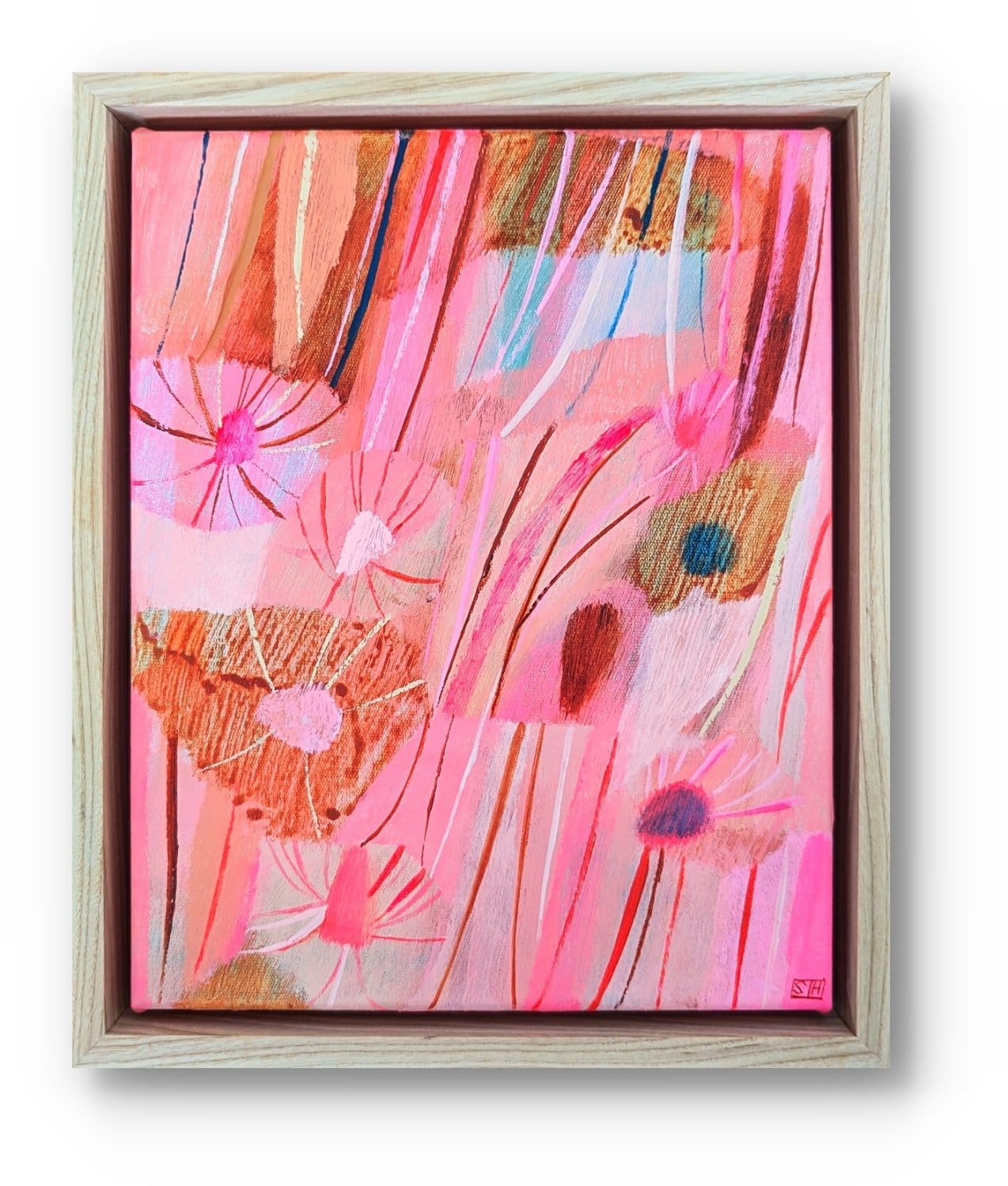 Sherbert Fields II - Original Art-Original Art-Sarah Hill-Greenhouse Interiors Pty Ltd