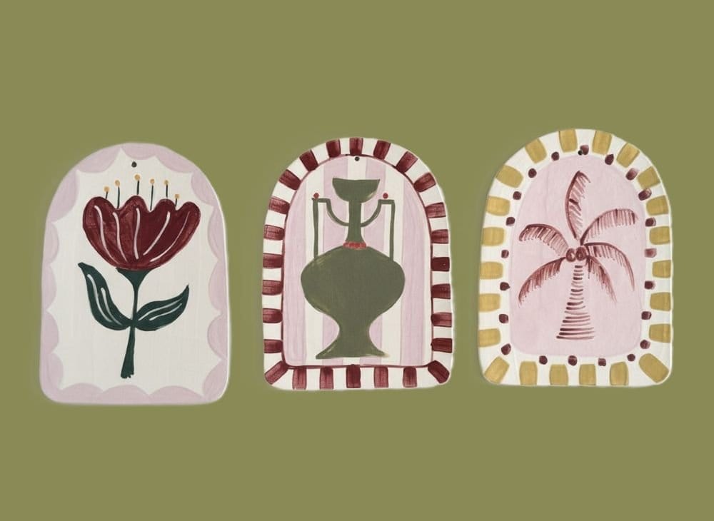 Art Tile - Framed Palm