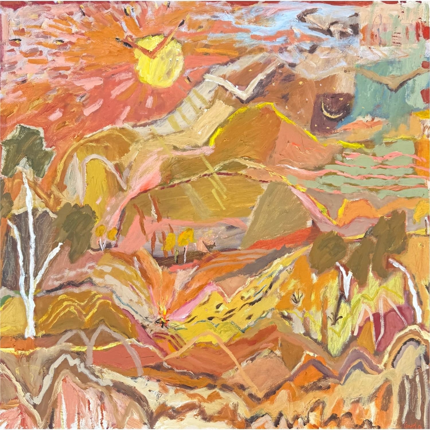 Echoes Through Red Dust - Original Artwork