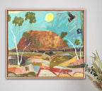 Squawking Black Cockatoos - Original Artwork-Original Art-Greta Hounslow-Greenhouse Interiors Pty Ltd