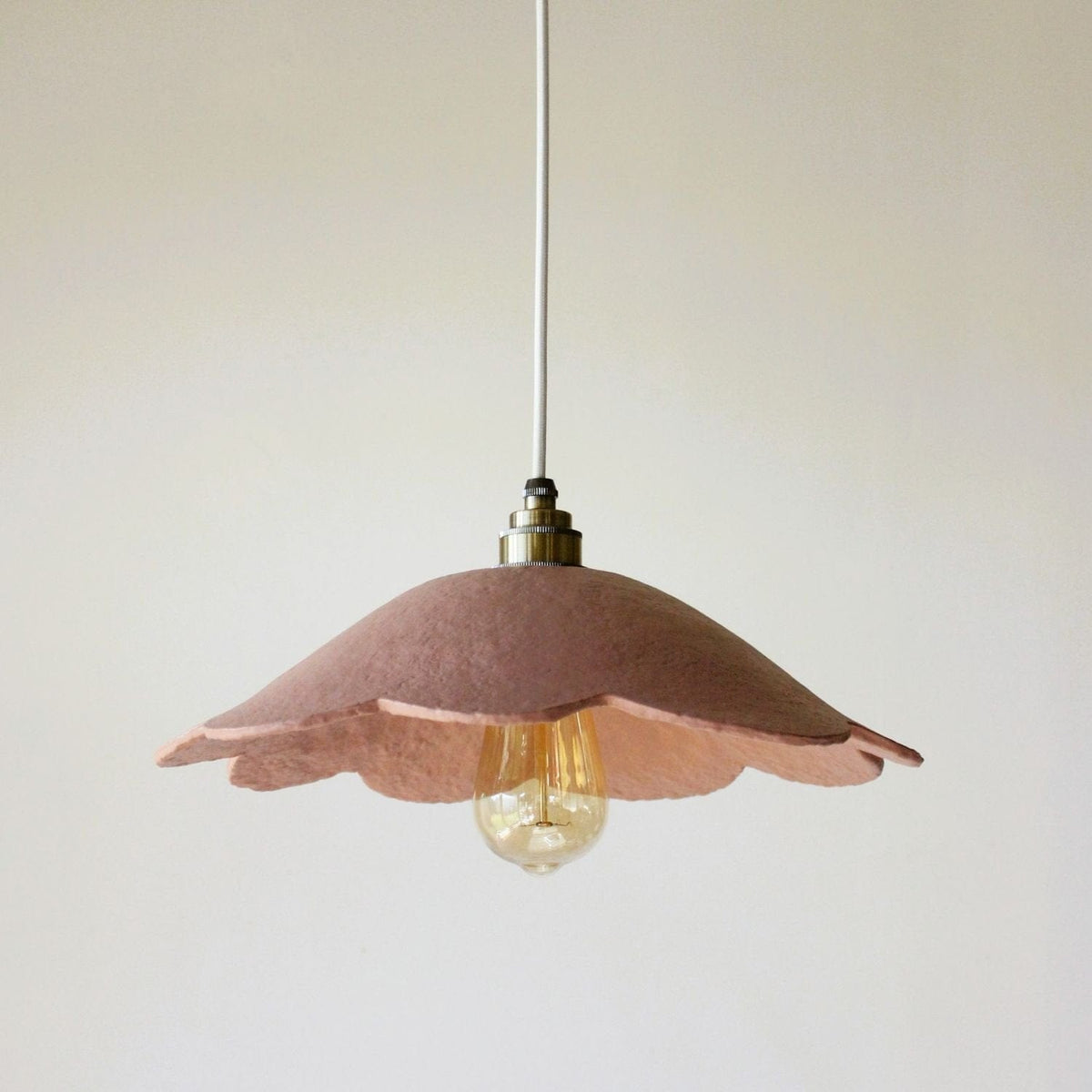 Petal Pendant Light - Dusky Rose