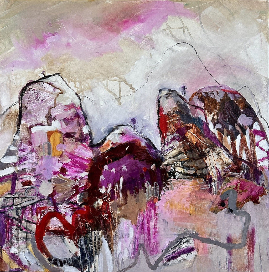 Ranges Of Pink - Original Art