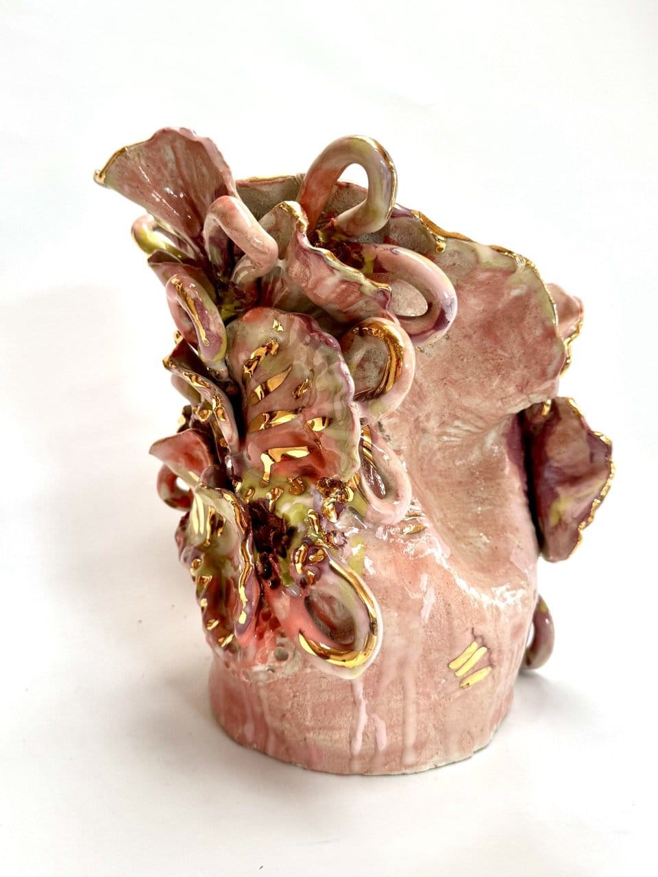 Pink Blossom - Sculptural Vase-Ceramics-Lauren Barton-Greenhouse Interiors Pty Ltd