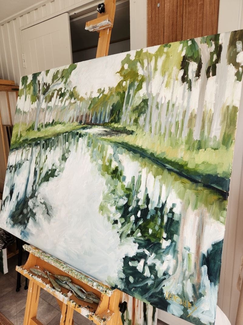 Float - Original Art-Original Art-Michelle Keighley-Greenhouse Interiors Pty Ltd