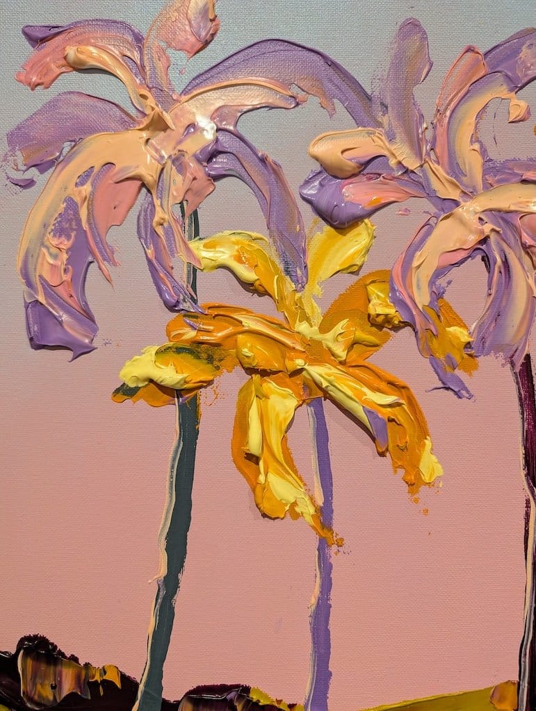 Sunset Palms - Original Art